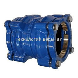 Муфта соединительная чугунная для ПЭ и ПВХ | Технологии Воды