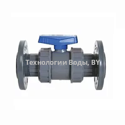 Кран шаровый фланцевый НПВХ d20 PN16 Pimtas | Технологии Воды