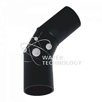 Отвод сварной ПЭ100, 45гр. | Технологии Воды