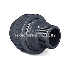 Муфта разборная НПВХ d32х1" PN16 с наружной резьбой Aquaviva | Технологии Воды