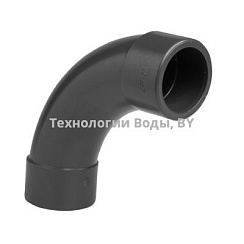Отвод НПВХ 90° d20 PN16 большого радиуса (r=2 d) НПВХ Effast | Технологии Воды